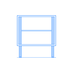 Furniture Nightstands Lexi Nightstand Outline Drawing Svg Vector, Free Vectors File